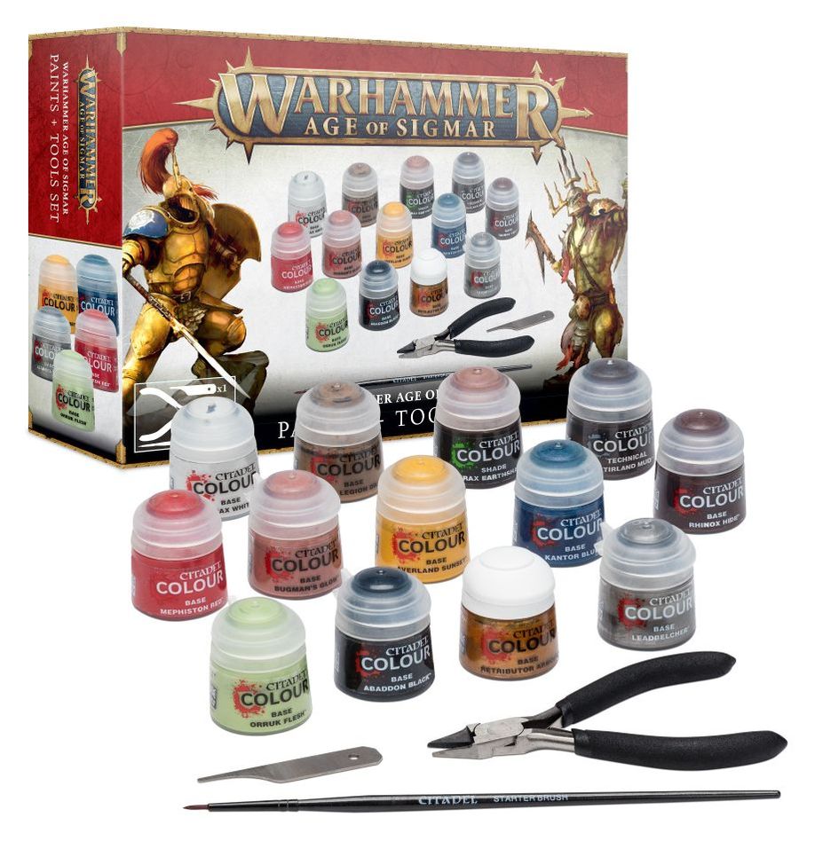 AGE OF SIGMAR PAINTS & TOOLS SET (2024)