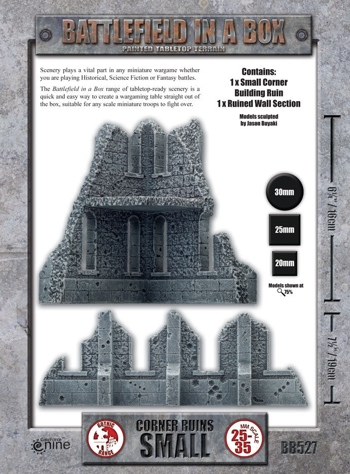 BATTLEFIELD IN A BOX: SMALL CORNER RUIN (BB527)