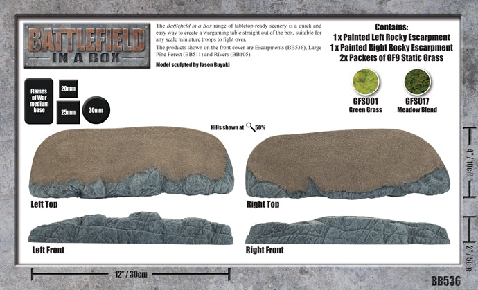 BATTLEFORCE IN A BOX: ESCARPMENTS (BB536)