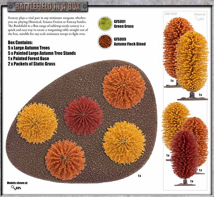 BATTLEFIELD IN A BOX: LARGE AUTUMN WOOD (BB552)