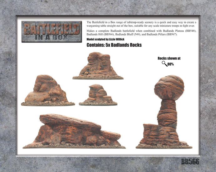 BATTLEFIELD IN A BOX: BADLANDS TORS (BB566)