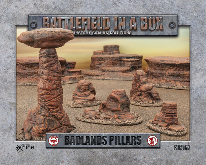 BATTLEFIELD IN A BOX: BADLANDS PILLARS (BB567)