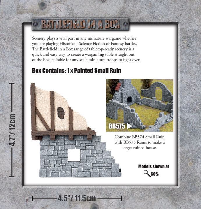 BATTLEFIELD IN A BOX: VILLAGE SMALL RUIN (BB574)