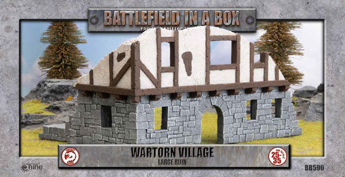 BATTLEFIELD IN A BOX: VILLAGE LARGE RUIN (BB590)