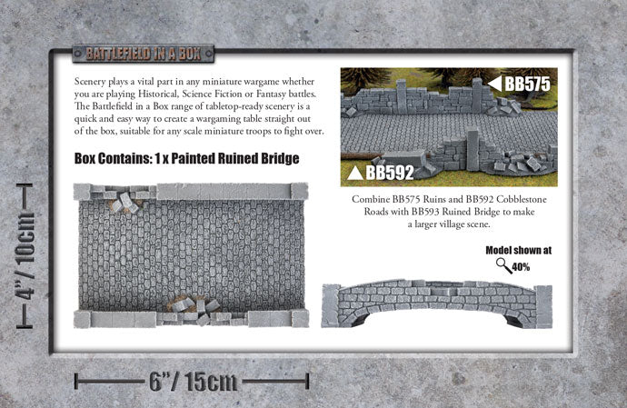 BATTLEFIELD IN A BOX: RUINED BRIDGE (BB593)