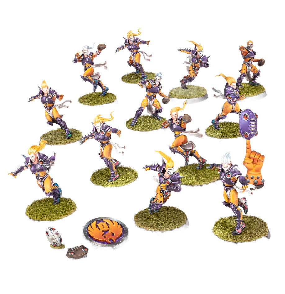 Blood Bowl Équipe ELFE UNION : Aigles D'Elfheim Miniatures Uniques - Foto 2