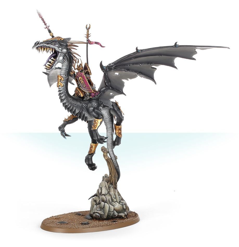 CITIES OF SIGMAR: DREADLORD / SORCERESS ON BLACK DRAGON