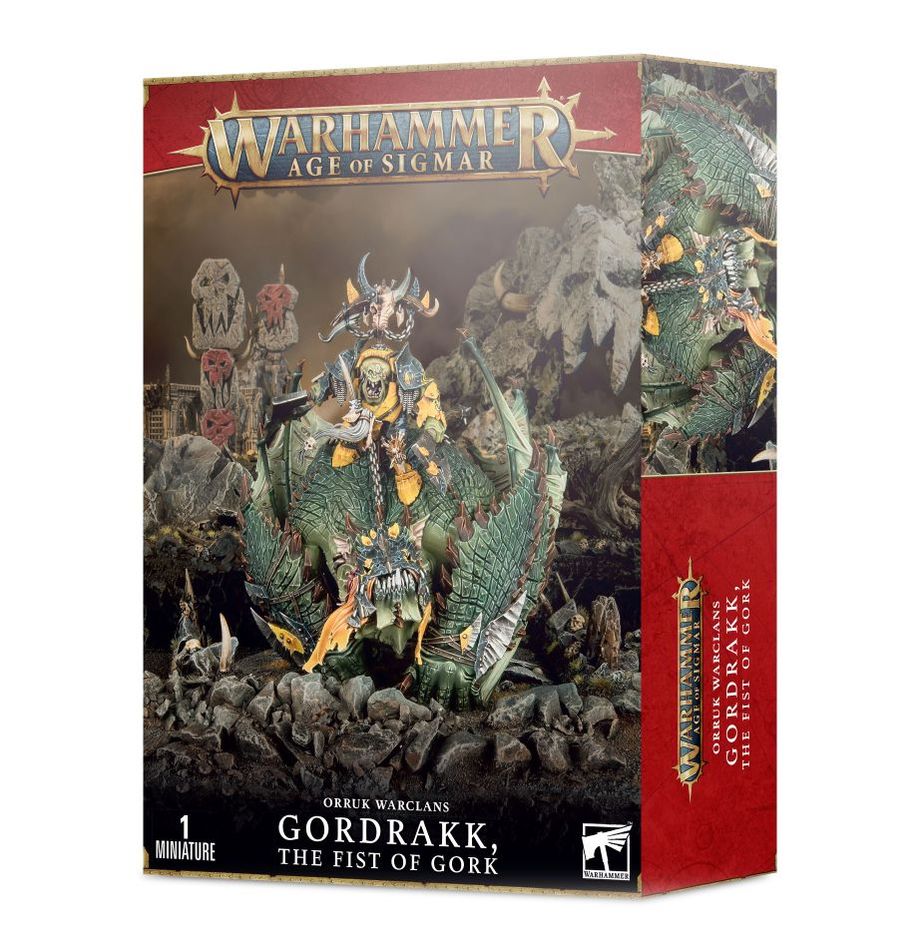 ORRUK WARCLANS: GORDRAKK THE FIST OF GORK / MEGABOSS ON MAW-KRUSHA