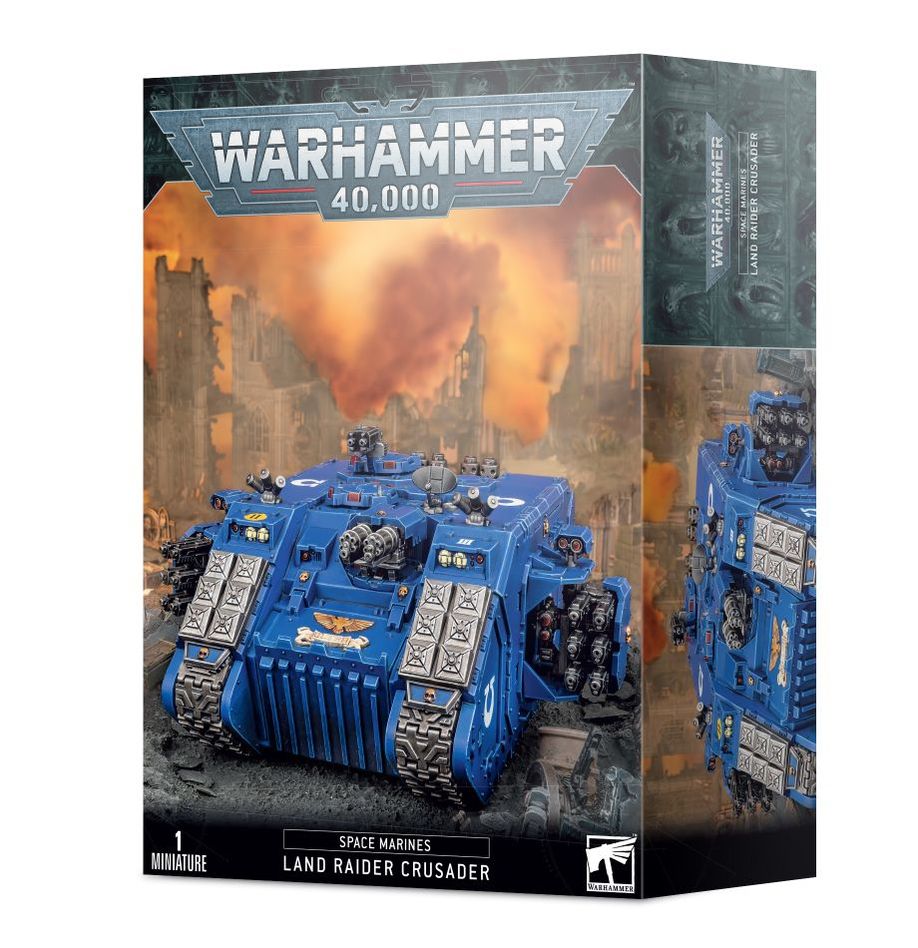 SPACE MARINES: LAND RAIDER CRUSADER / REDEEMER (40k)