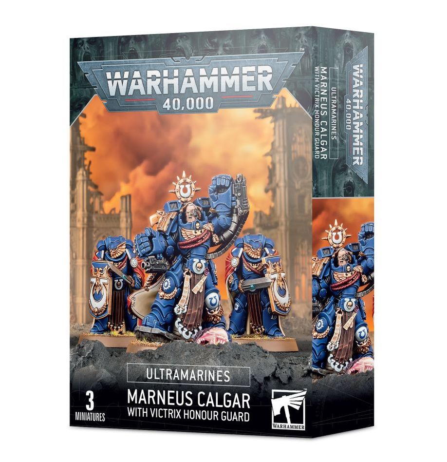 ULTRAMARINES: MARNEUS CALGAR WITH VICTRIX HONOUR GUARD (40k)