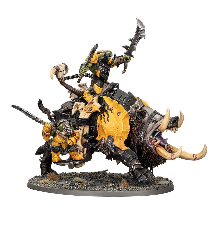 ORRUK WARCLANS: TUSKBOSS ON MAW-GRUNTA