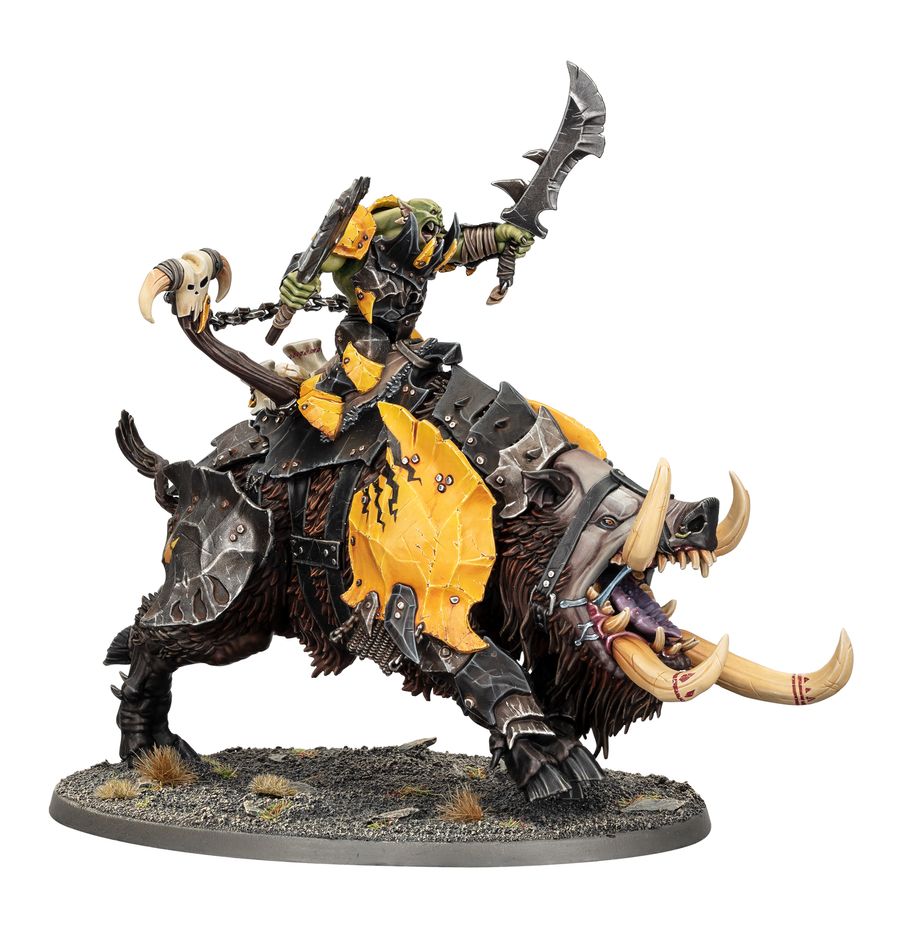 ORRUK WARCLANS: TUSKBOSS ON MAW-GRUNTA