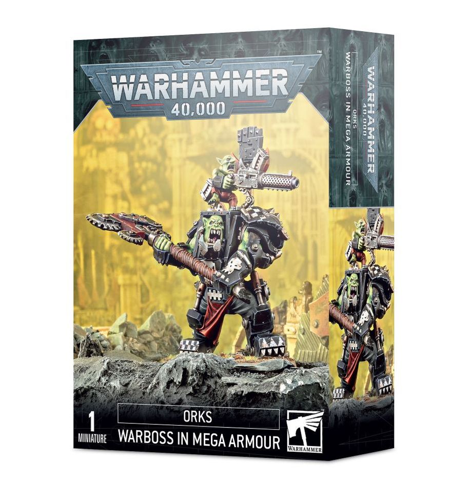 ORKS: ORK WARBOSS IN MEGA ARMOUR (40k)