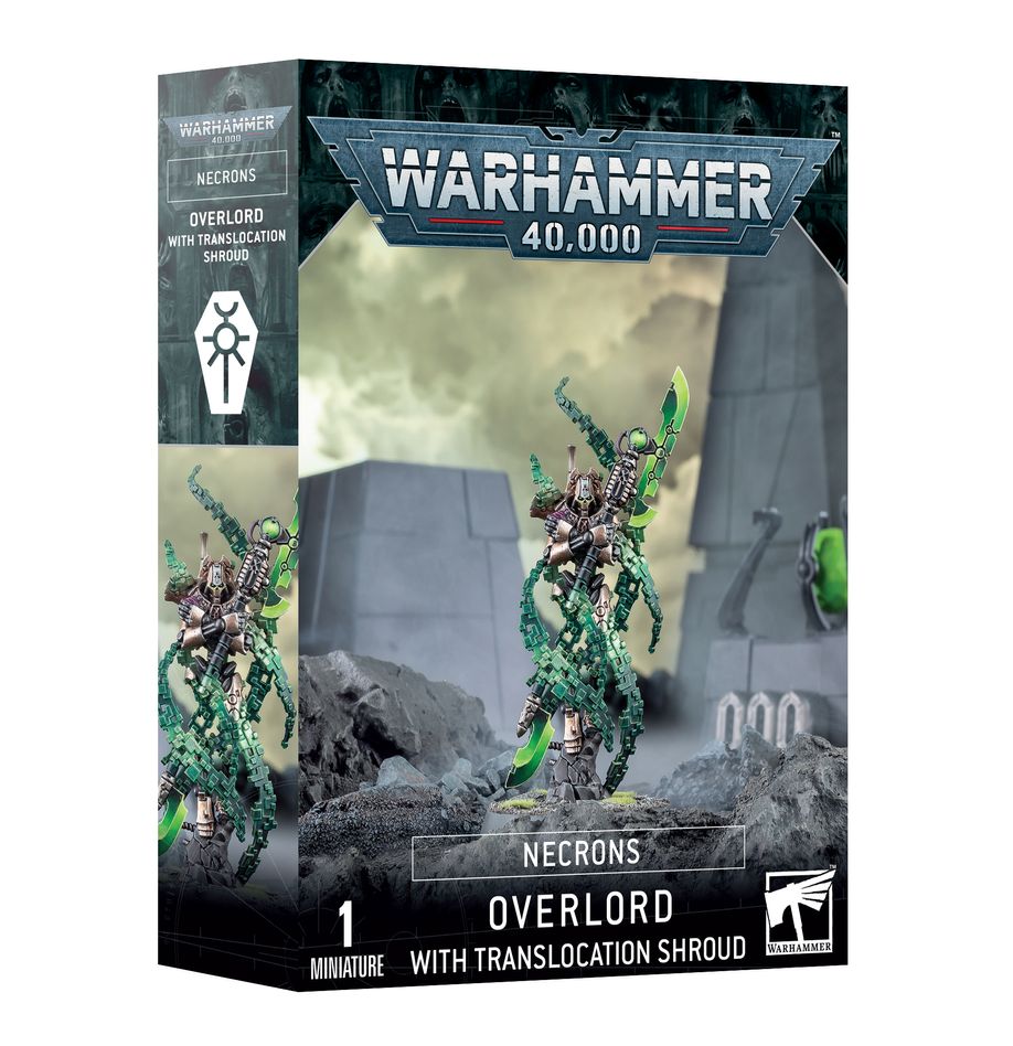 NECRONS: OVERLORD + TRANSLOCATION SHROUD (40k)