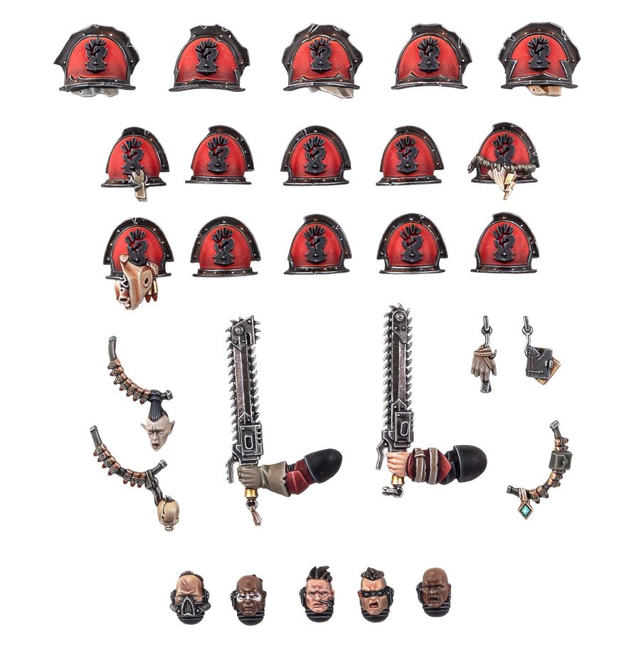 CHAOS SPACE MARINES: RED CORSAIRS UPGRADES & TRANSFERS