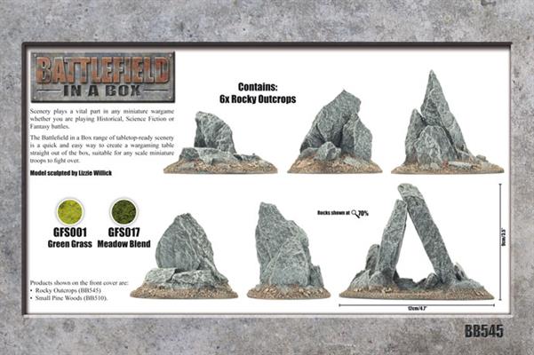 BATTLEFIELD IN A BOX: ROCK OUTCROPS (BB545)