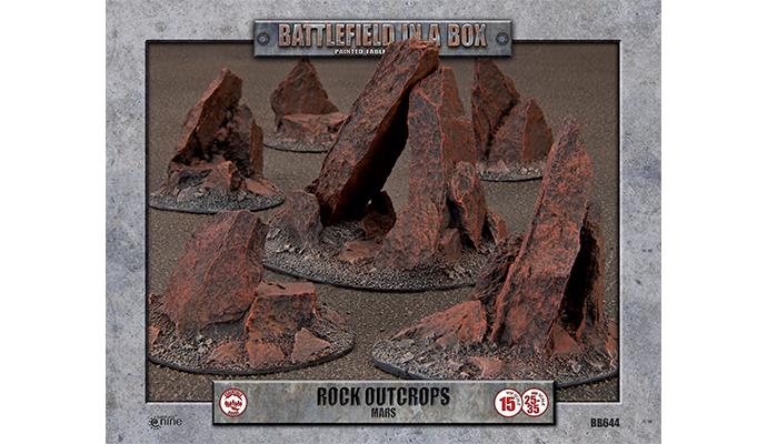 BATTLEFIELD IN A BOX: MARS ROCK OUTCROPS (BB644)