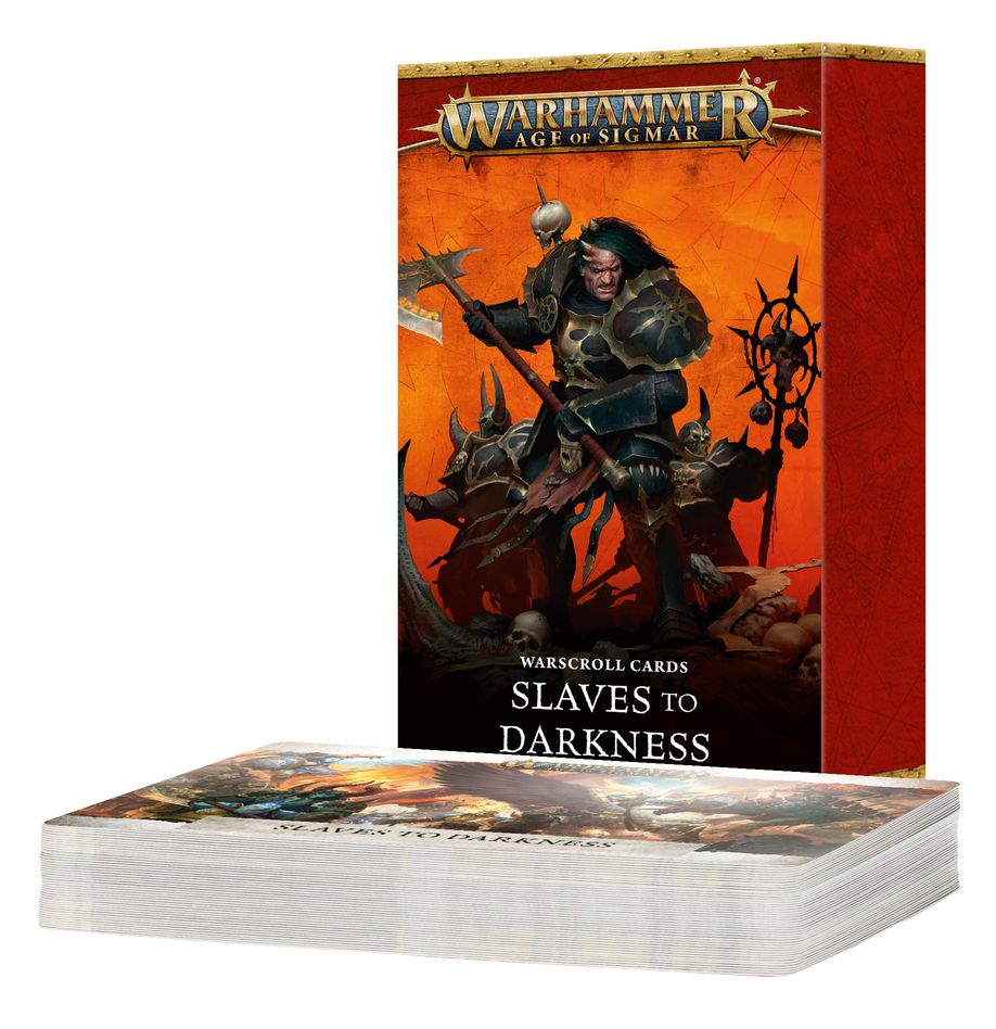 WARSCROLL CARDS: SLAVES TO DARKNESS