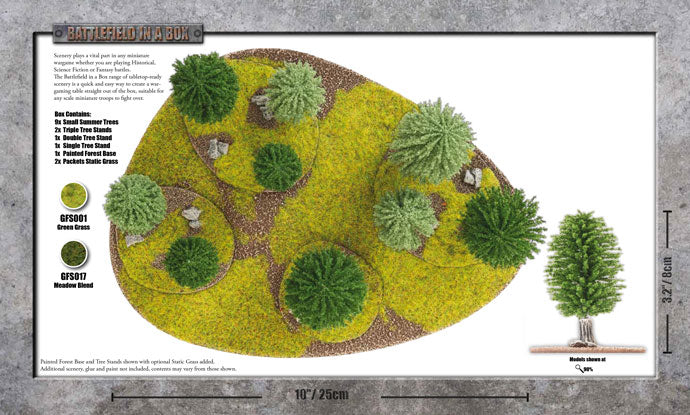 BATTLEFIELD IN A BOX: SMALL SUMMER WOOD (BB542)