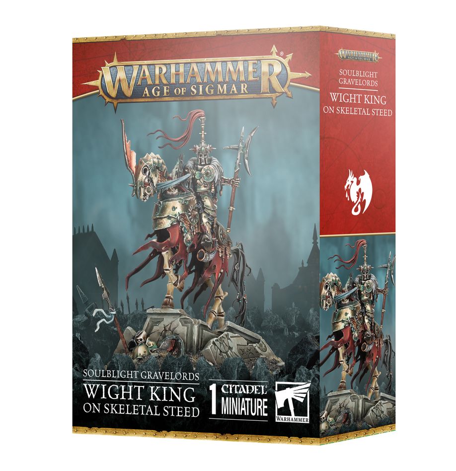 SOULBLIGHT GRAVELORDS: WIGHT KING/LORD ON SKELETAL STEED