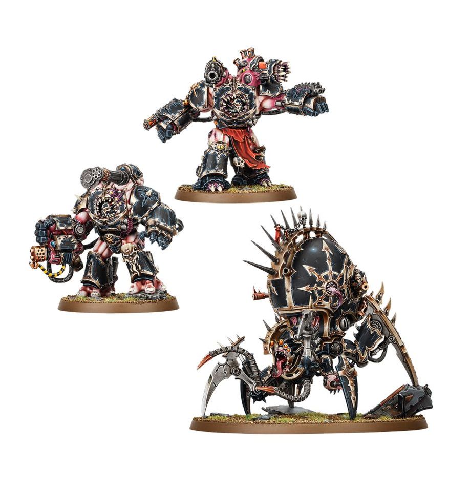 CHAOS SPACE MARINES: VENOMCRAWLER & OBLITERATORS